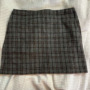 LOFT Gray Pencil Mini Skirt for Work